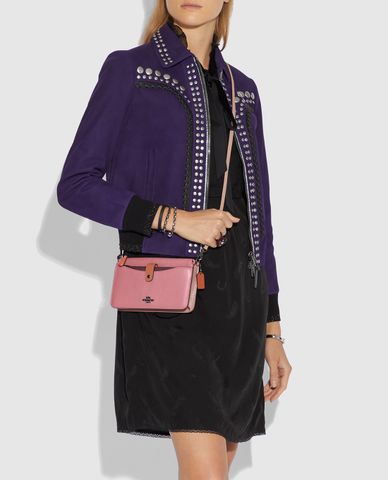  COACH - Túi đeo chéo nữ chữ nhật Pop-Up Messenger Colorblock 