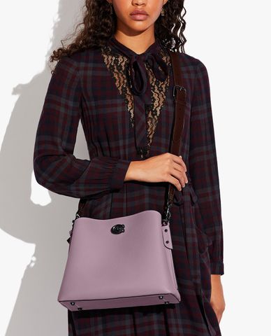  COACH - Túi đeo vai nữ hình thang Willow In Colorblock 