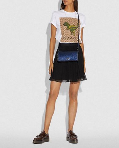  COACH - Túi đeo chéo chữ nhật mini Dinky 