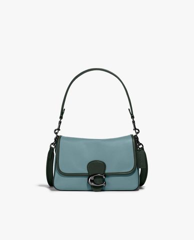  COACH - Túi đeo vai nữ chữ nhật Soft Tabby In Colorblock 
