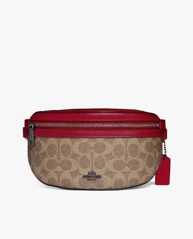  COACH - Túi bao tử nữ Signature Canvas 