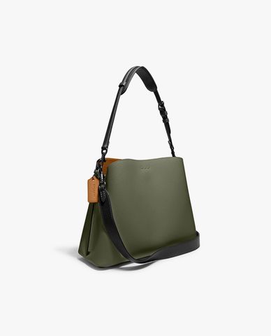  COACH - Túi đeo vai nữ hình thang Willow In Colorblock 