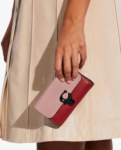  COACH - Ví nữ nắp gập phom chữ nhật Studio Medium In Colorblock 