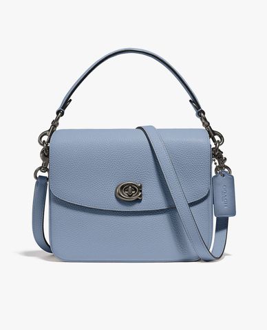  COACH - Túi đeo chéo nắp gập khóa kim loại Cassie 19 