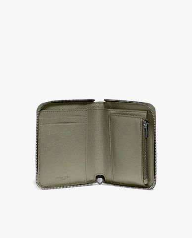  COACH - Ví nữ mini phối zip Around 
