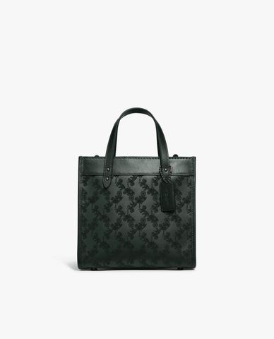  COACH - Túi tote nữ phom vuông Field 22 Horse & Carriage 