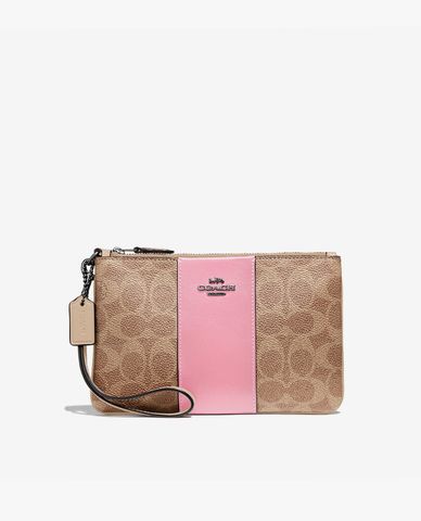  COACH - Ví cầm tay nữ Colorblock Signature Canvas 