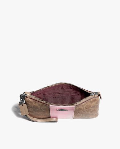  COACH - Ví cầm tay nữ Colorblock Signature Canvas 