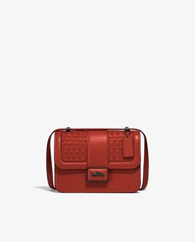  COACH - Túi đeo chéo nữ chữ nhật nắp gập thời thượng 