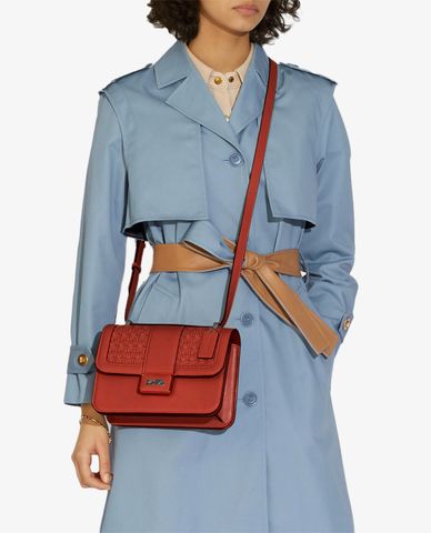  COACH - Túi đeo chéo nữ chữ nhật nắp gập thời thượng 