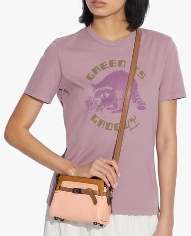  COACH - Túi đeo vai nữ phom chữ nhật Tate 18 