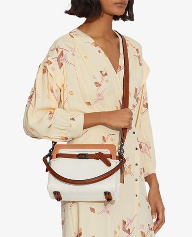  COACH - Túi đeo vai nữ phom chữ nhật Tate Carryall In Colorblock 