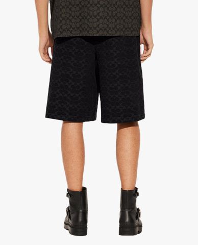  COACH - Quần shorts nam ngang gối phom suông thời trang 