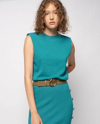  PINKO -  Áo ghile nữ thời trang Knit Fabric 