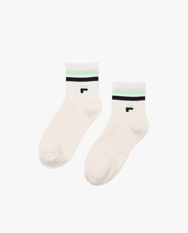  FILA - Vớ cổ cao unisex kẻ sọc hiện đại 