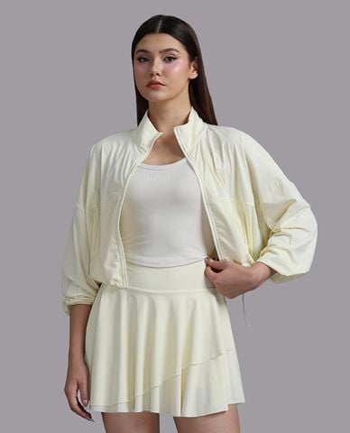  WOW BY NHA PHUONG - Chân váy mini nylon spandex trơn 