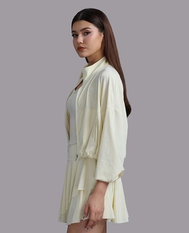  WOW BY NHA PHUONG - Chân váy mini nylon spandex trơn 