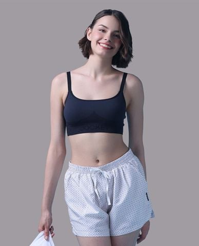  JOCKEY - Quần short nữ mặc nhà in họa tiết 