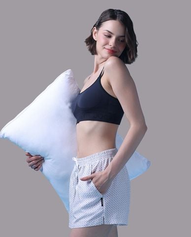  JOCKEY - Quần short nữ mặc nhà in họa tiết 