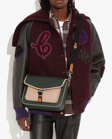  COACH - Túi đeo chéo nam chữ nhật Charter Messenger 