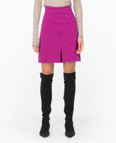  PINKO - Chân váy chữ A mini xẻ tà Gnomeo 