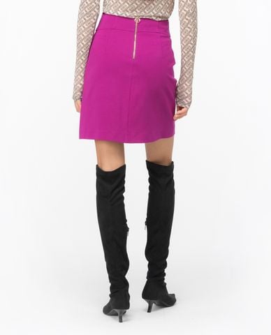  PINKO - Chân váy chữ A mini xẻ tà Gnomeo 