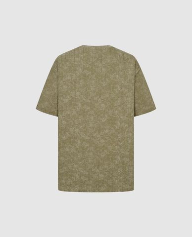  URBAN REVIVO - Áo thun nam cổ tròn tay ngắn trẻ trung 