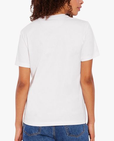  COACH - Áo thun nữ cổ tròn tay ngắn hiện đại 