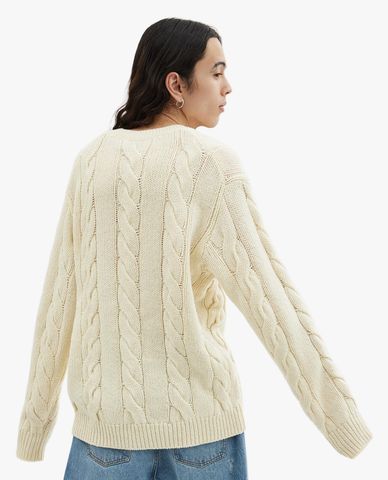  COACH - Áo sweater nam cổ V tay dài Signature 
