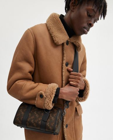  COACH - Túi đeo chéo nam phom chữ nhật Gotham Duffle 24 With Horse and Carriage 