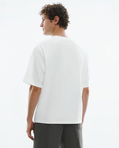  URBAN REVIVO - Áo thun nam cổ tròn tay ngắn Crew Neck Loose 