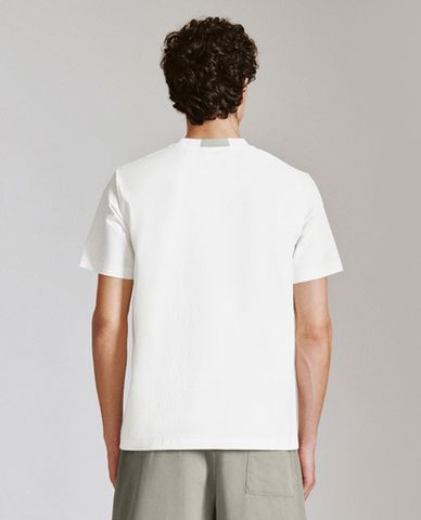  URBAN REVIVO - Áo thun nam cổ tròn tay ngắn Straight 