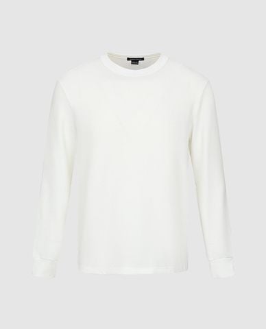  URBAN REVIVO - Áo sweatshirt nam cổ tròn tay dài Straight 