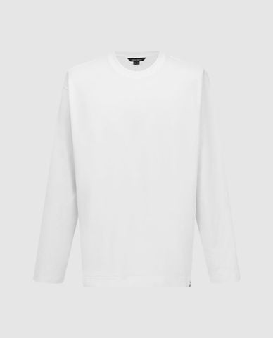  URBAN REVIVO - Áo thun nam cổ tròn tay dài Straight 