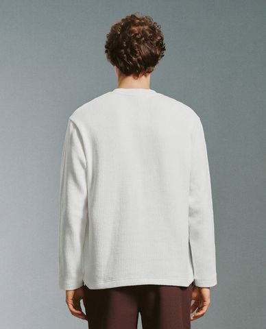  URBAN REVIVO - Áo thun nam tay dài thanh lịch 