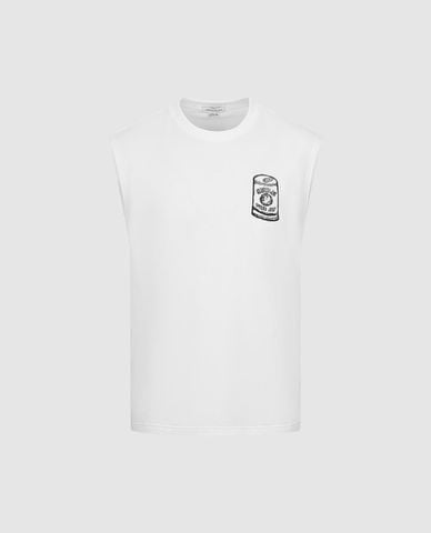  URBAN REVIVO - Áo sát nách nam cổ tròn năng động 