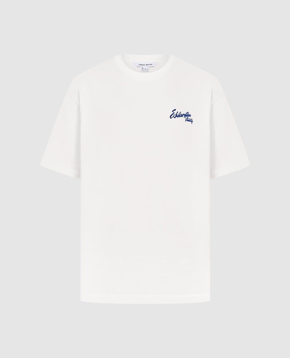 URBAN REVIVO - Áo thun nam cổ tròn tay ngắn cá tính