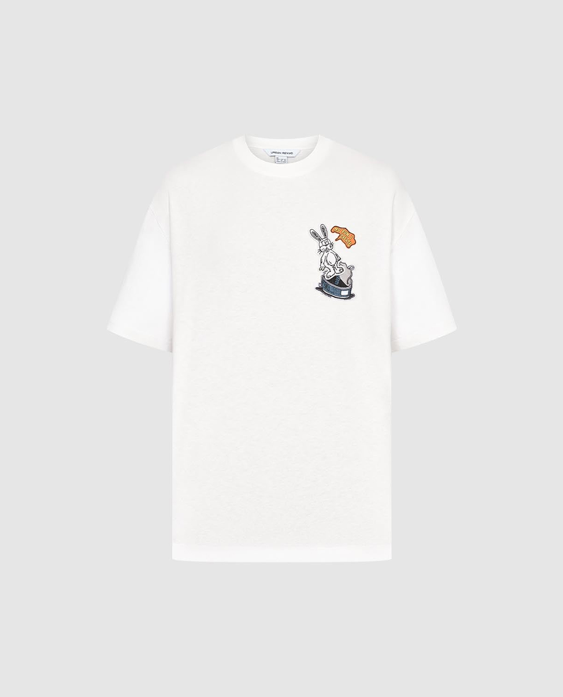 URBAN REVIVO - Áo thun nam cổ tròn tay ngắn Graphic Printed