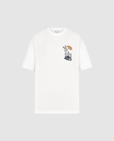  URBAN REVIVO - Áo thun nam cổ tròn tay ngắn Graphic Printed 