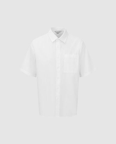  URBAN REVIVO - Áo sơ mi nam cổ bẻ tay ngắn trẻ trung Button Up Loose 