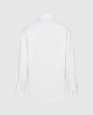  URBAN REVIVO - Áo sơ mi nam cổ bẻ tay dài Casual Contrast Embroidery 