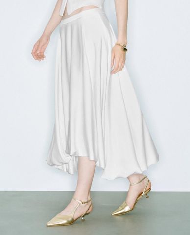  URBAN REVIVO - Chân váy chữ A midi Balloon 