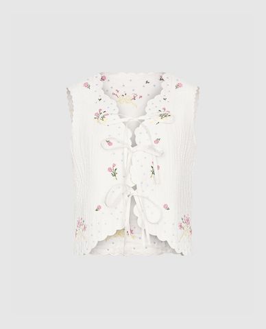  URBAN REVIVO - Áo sát nách nữ Floral Printed Leisure 