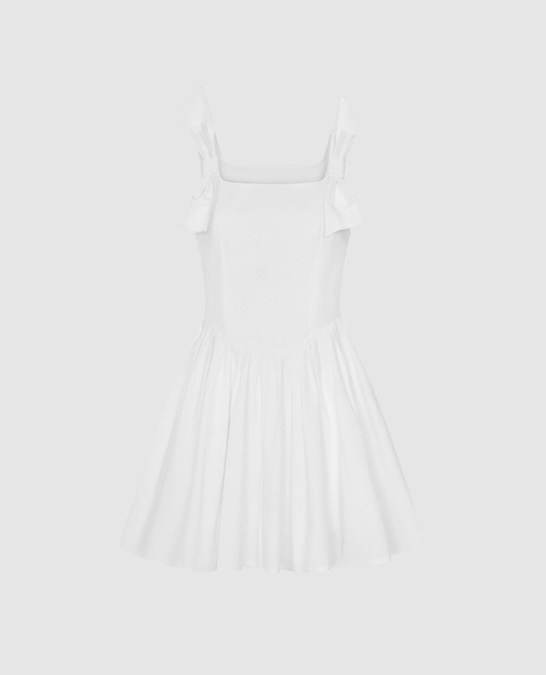 URBAN REVIVO - Đầm hai dây midi phối nơ