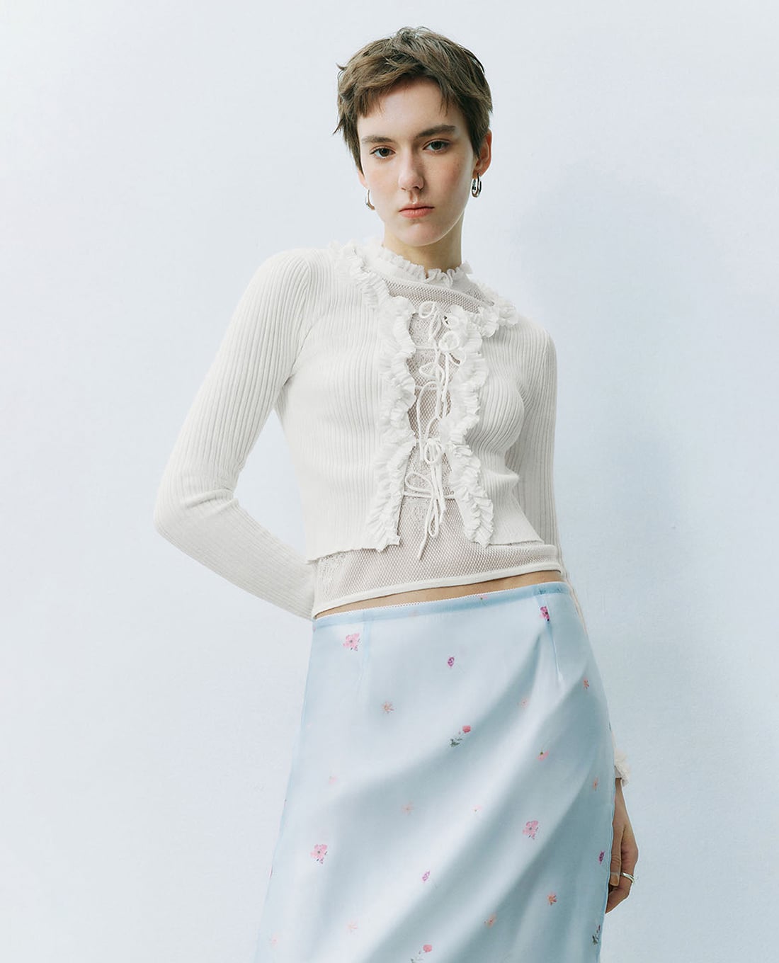 URBAN REVIVO - Áo khoác cardigan nữ thời thượng