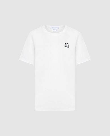  URBAN REVIVO - Áo thun nữ cổ tròn tay ngắn Printed Straight 