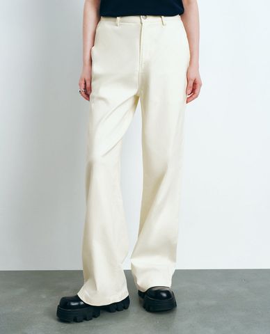  URBAN REVIVO - Quần nữ ống rộng phom suông hiện đại 