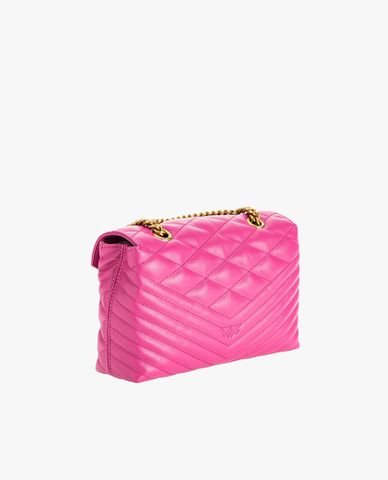  PINKO - Túi đeo chéo nữ chữ nhật nắp gập Love Lady Puff 