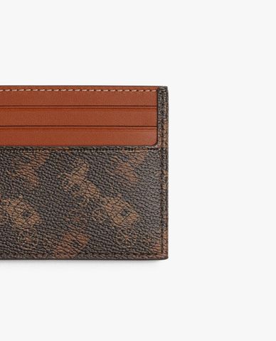  COACH - Ví đựng thẻ nam phom chữ nhật Horse And Carriage Print 