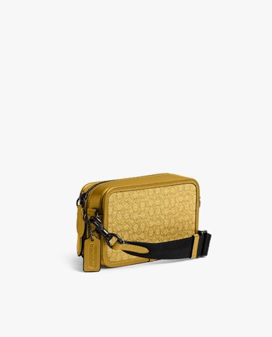  COACH - Túi đeo chéo nam phom chữ nhật Charter Micro Signature Jacquard 